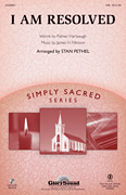 cover I Am Resolved SAB choral sheet music cover